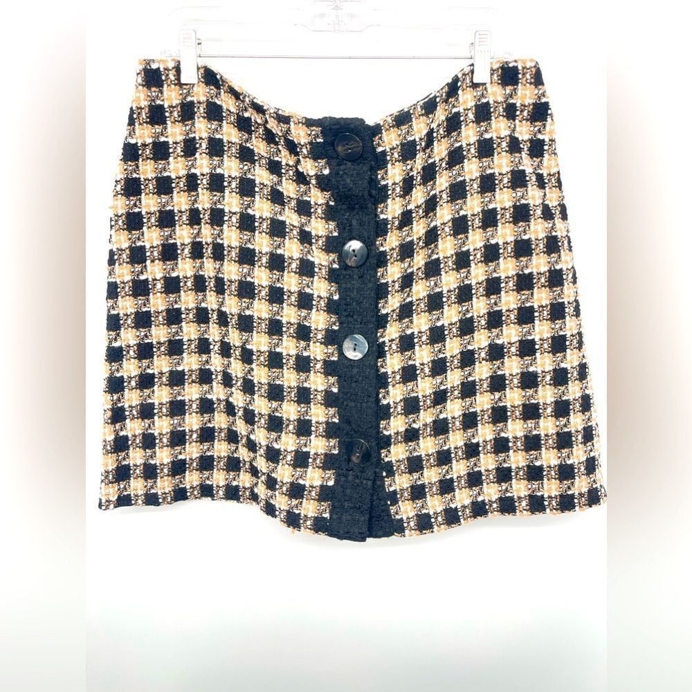 Primary size 14 tweed skirt brow and‎ black plaid
